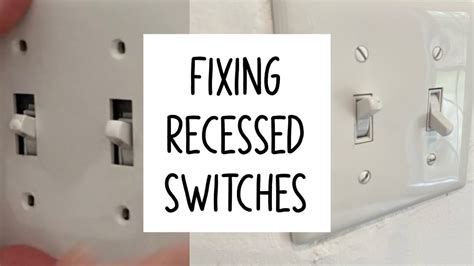 how to straighten a twisted electrical box|crooked light switch in electrical box.